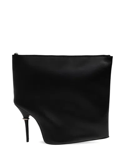 Balenciaga Wader Clutch Bag In Black