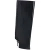 Balenciaga Wader Calfskin Wide-shaft Stiletto Boots In 1000 Black