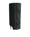 Balenciaga Wader Puffer Wide-shaft Stiletto Boots In Black