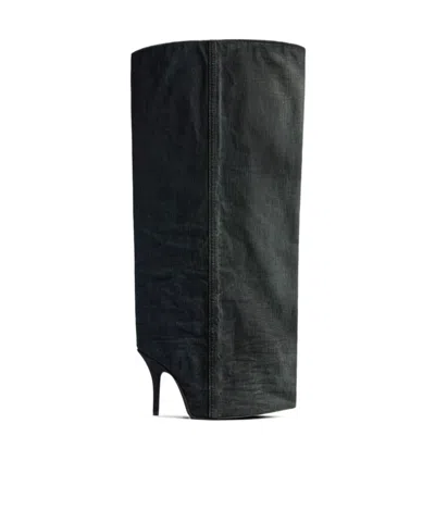 BALENCIAGA BALENCIAGA NEW WADER DISTRESSED BOOTS