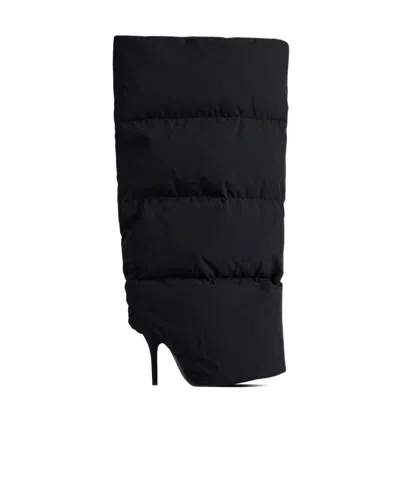 BALENCIAGA WOMEN'S NEW WADER 110MM BOOT  IN BLACK