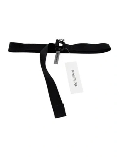 Pre-owned Balenciaga Waist Belt In Black