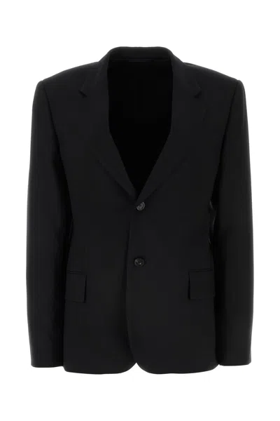 BALENCIAGA BALENCIAGA BLACK WOOL BLAZER