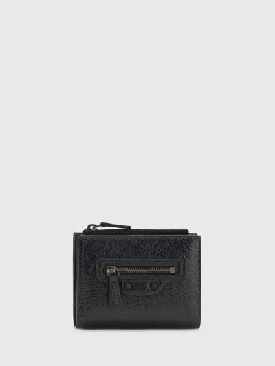 Balenciaga Wallet Woman  In Black