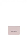 Balenciaga Women Wallet Cash Mini In Pink