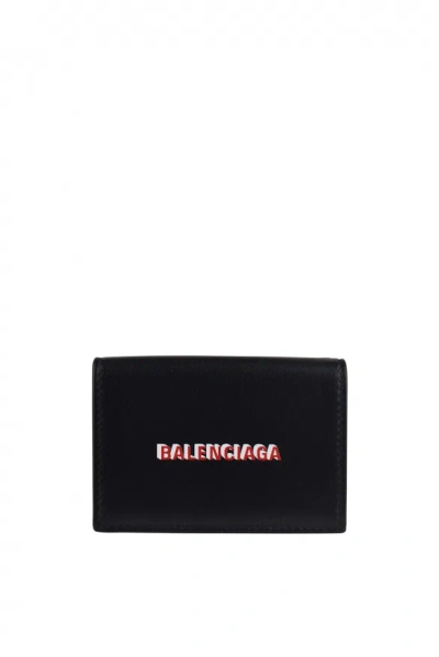 Balenciaga Wallet Cash Mini In Black