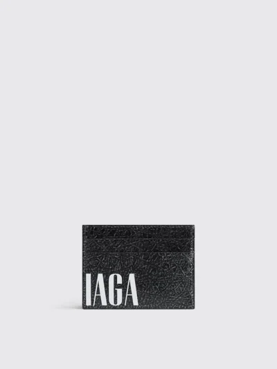 Balenciaga Wallet Men  In Black