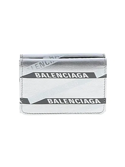 Pre-owned Balenciaga Wallet In Silver