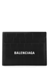 Balenciaga Cash Card Holder In Black