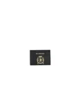 Balenciaga Travel Document Card Holder With Embossed Design In Black