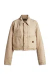 Balenciaga Washed-cotton Workwear Jacket