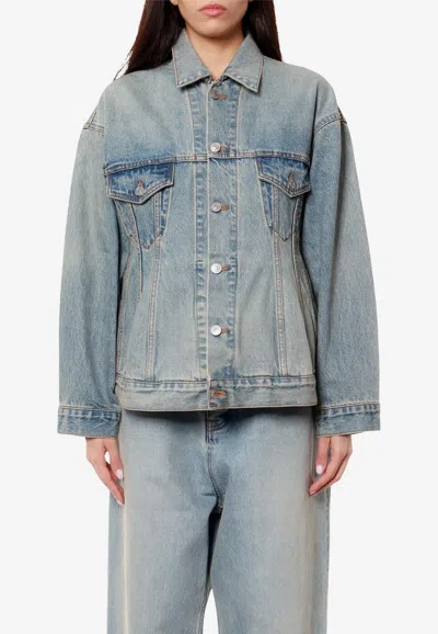 BALENCIAGA WASHED DENIM JACKET