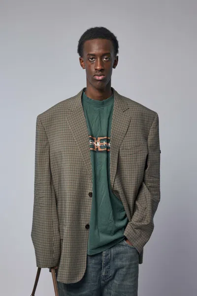 Balenciaga Washed Sb Jacket In Green