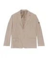 Balenciaga Washed Single-breasted Blazer In Nude