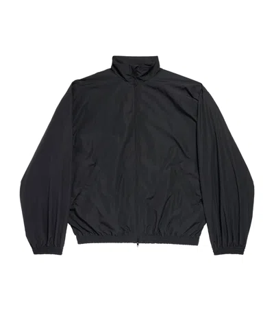 BALENCIAGA WATER-RESISTANT LOGO BOMBER JACKET
