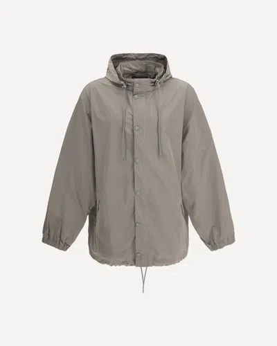 Balenciaga Waterproof Jacket In Gray