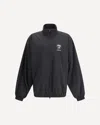 Balenciaga Waterproof Jacket In Black