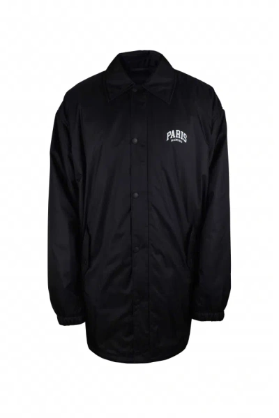 Balenciaga Waterproof Jacket In Black
