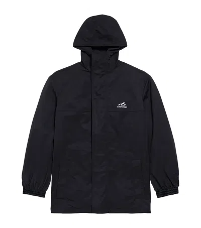Balenciaga Water-repellent Bodies Jacket In Black