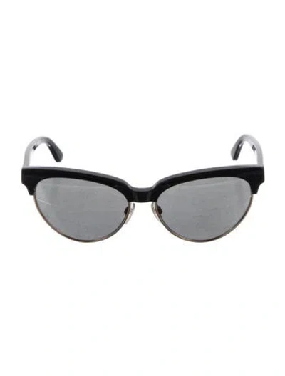 Pre-owned Balenciaga Wayfarer Tinted Sunglasses In Gray