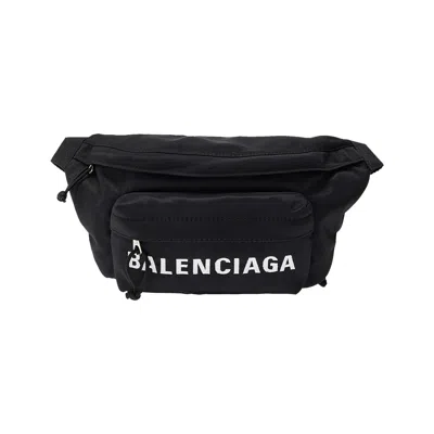 Pre-owned Balenciaga Wheel Belt Bag 'black' | Men's Size Onesize