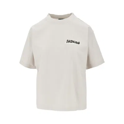BALENCIAGA 'MASKING TAPE' MEDIUM FIT T-SHIRT