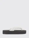 Balenciaga Jet Leg Platform Flip Flops In Viscose In Multi