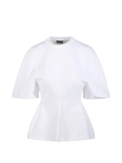 Balenciaga Shaped Tshirt In Heavy Cotton Jersey In White