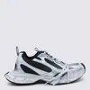 Balenciaga Multicolor Mesh And Rubber 3xl Gradient Sneakers In Gray