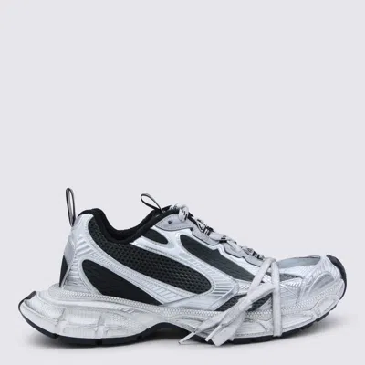 Balenciaga Multicolor Mesh And Rubber 3xl Gradient Sneakers In Gray