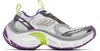 Balenciaga Multicolor Mesh And Rubber 6xl Sneakers In 9157 Wht/grey/prpl/f