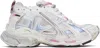 Balenciaga Sneaker Runner White Blue Pink Brown In 9245 Whit/brn/blu/pn