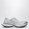 Balenciaga White And Silver Sneaker Circuit In White