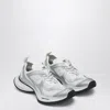 Balenciaga White And Silver Sneaker Circuit In White