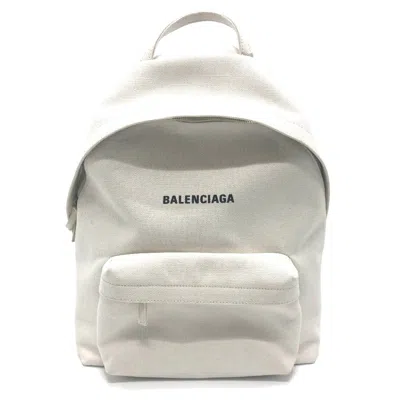 Pre-owned Balenciaga White Cloth Backpack ()