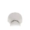 Balenciaga Baseball Cap Curved Brim Structured Eyelet Vents In White