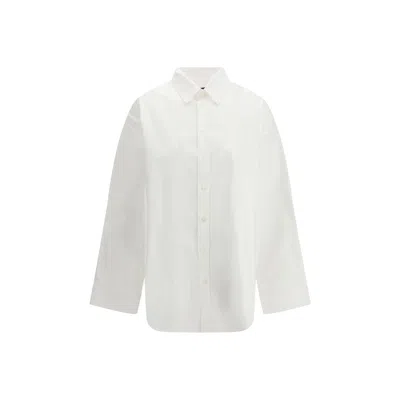 Balenciaga White Cotton Dress Shirt