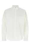 Balenciaga Cotton Shirt With Button-down Collar And Pocket