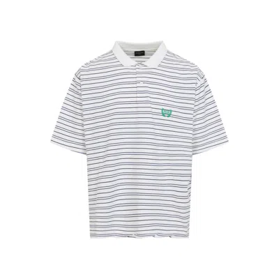 Balenciaga White Cotton Short Sleeves Regular Polo