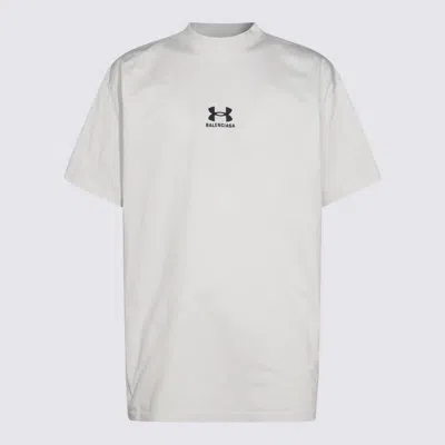 BALENCIAGA BALENCIAGA WHITE COTTON T-SHIRT