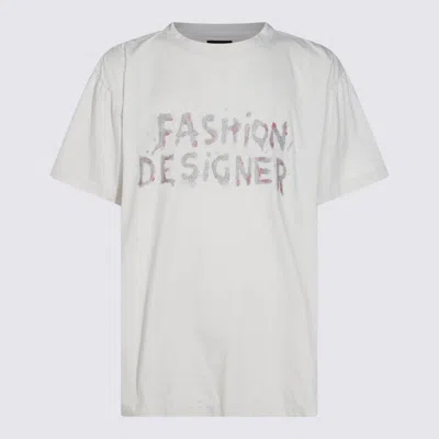 Balenciaga White Cotton T-shirt