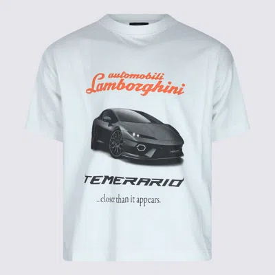 BALENCIAGA WHITE COTTON T-SHIRT