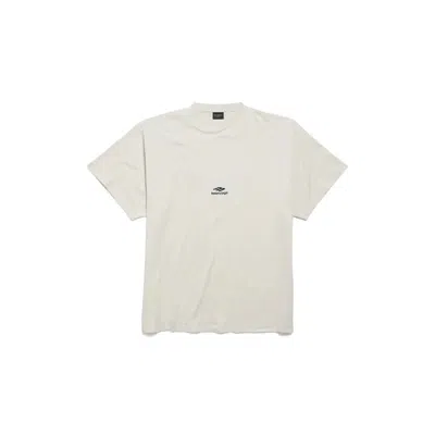 Balenciaga Polo Ralph Lauren Blue Cotton Blend Sweatshirt In White