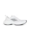 Balenciaga White Cowskin And Polyester Monday Shoe Sneakers