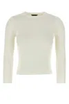 Balenciaga Bb-pattern Open-knit Jumper In White