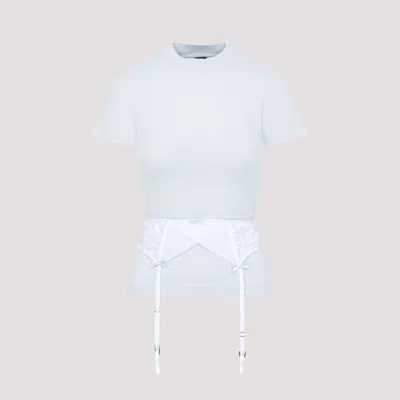 BALENCIAGA WHITE CREWNECK T-SHIRT
