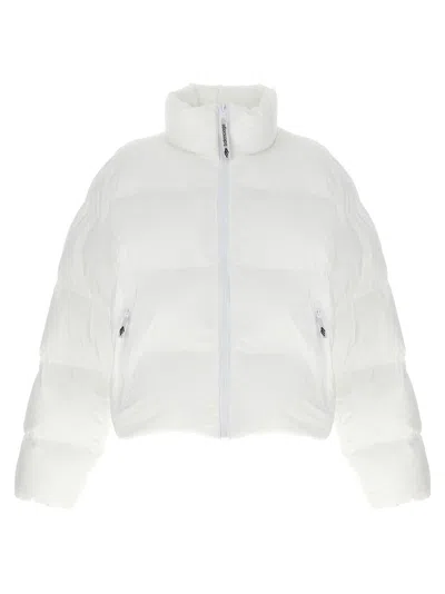 Balenciaga Cropped Puffer Jacket In White