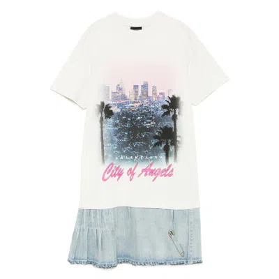 BALENCIAGA BALENCIAGA WHITE DRESSES - DAY DRESSES WOMEN