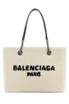 Balenciaga Women's Shearling Duty Free M Handbag In White