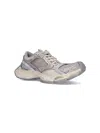 Balenciaga Multicolor Synthetic Leather And Mesh Stapler Sneakers In Multi